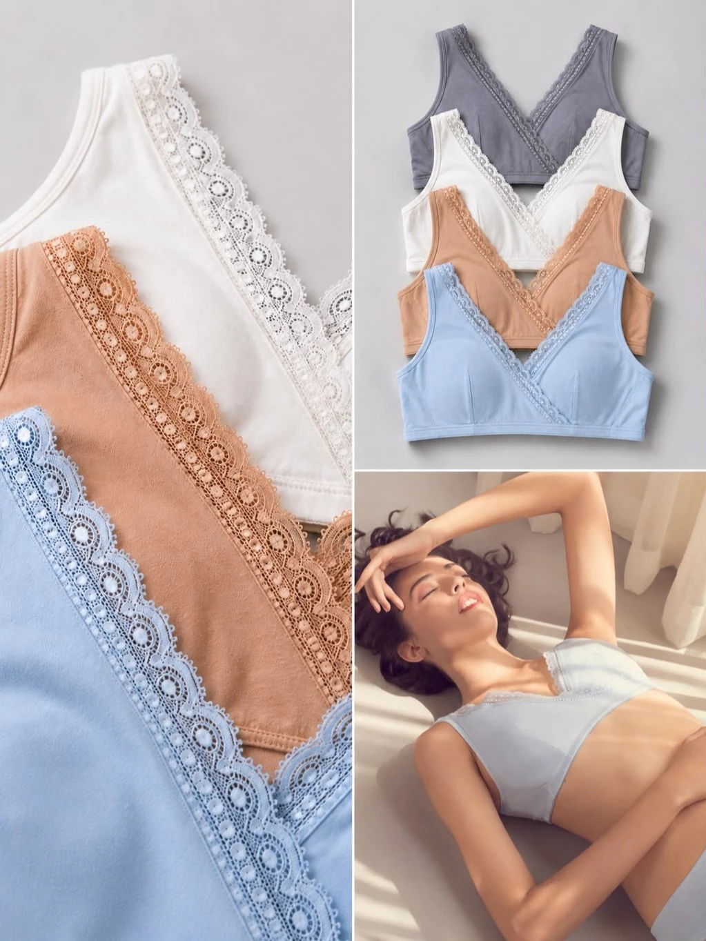 LLD by WCL Sleep Bra - Bra Bobo Tanpa Kawat Tanpa Busa Full Katun - 1536
