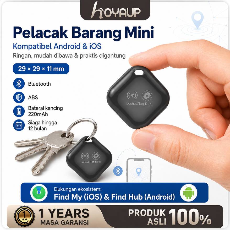 Jual Android&IOS Smart Tracker Mini Anti Lost Device Bluetooth GPS ...