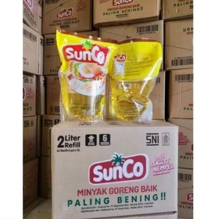 Promo SunCo Minyak Goreng Refill 2L x 6pcs