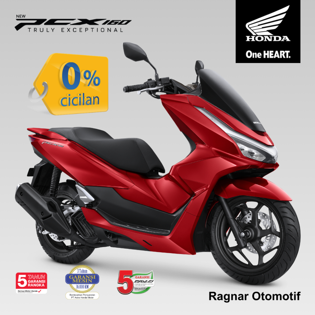 Sepeda Motor Honda PCX 160 Baru New Asli Original Bergaransi Resmi 100%
