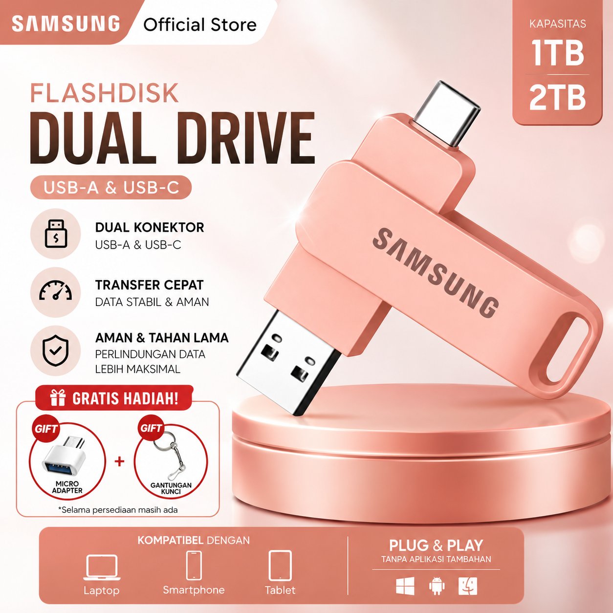 Jual flashdisk 1tb Harga Terbaik & Termurah Agustus 2026 | Shopee Indonesia