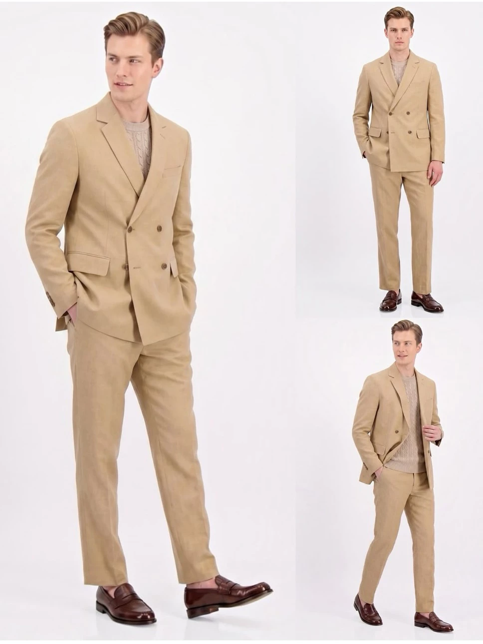 Blazer Formal Pria AF Men's Double-Breasted Blazer - 2936