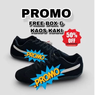 SEL SEPATU HITAM PUTIH SUEDE PRIA/WANITA TERBARU