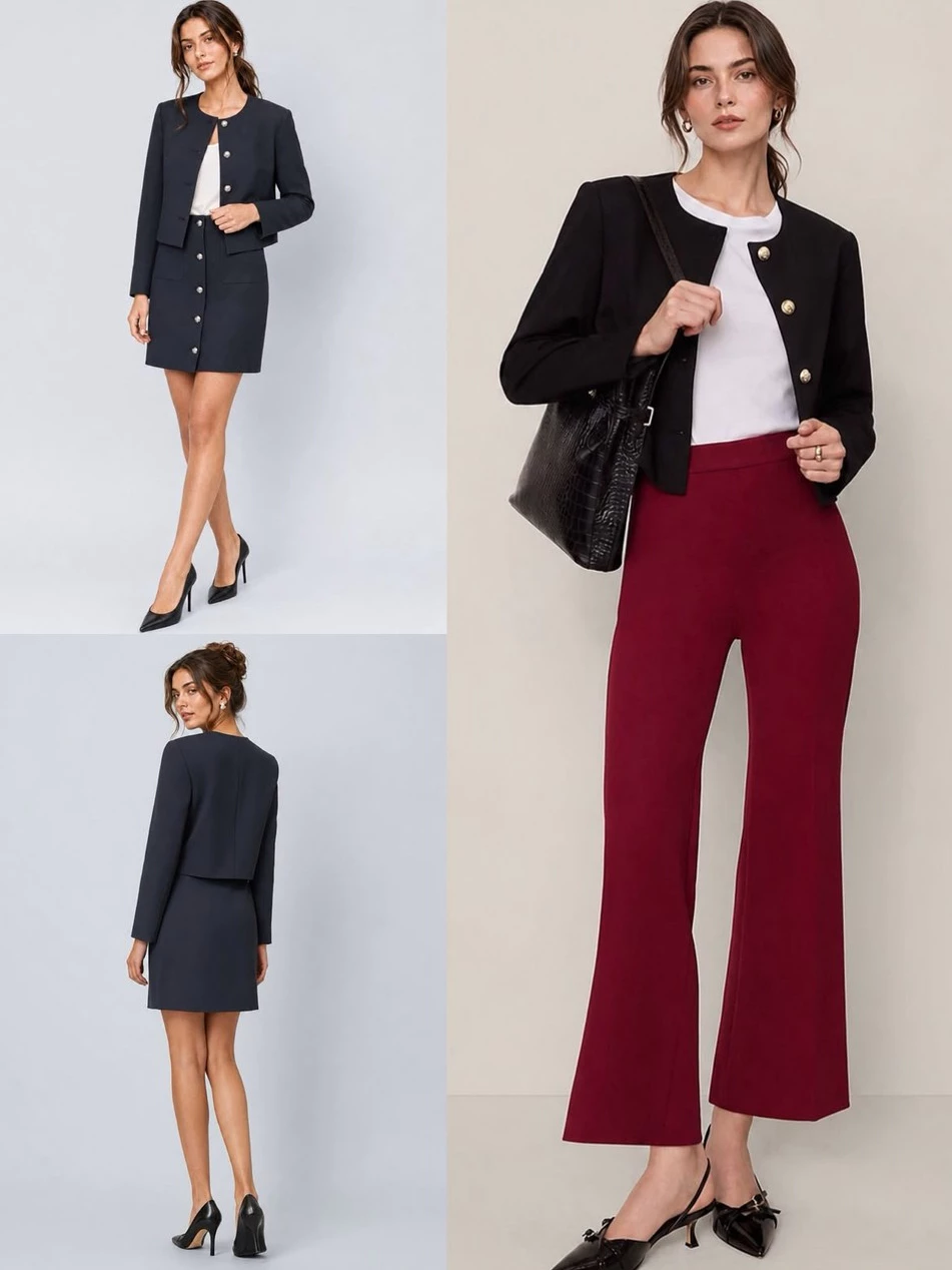 Jaket Wanita AT Women's The Crew Neck Jacket - 3089