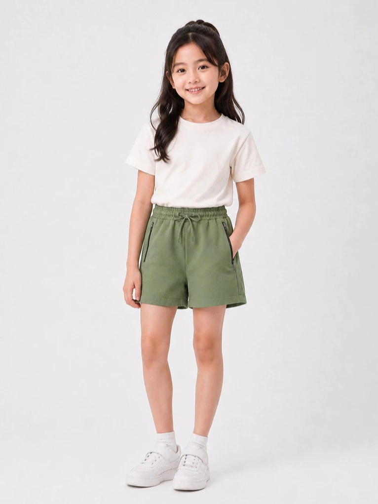 Celana Pendek Anak Junior ABG OSK Zipper Pocket Junior Casual Short Pants - 2656