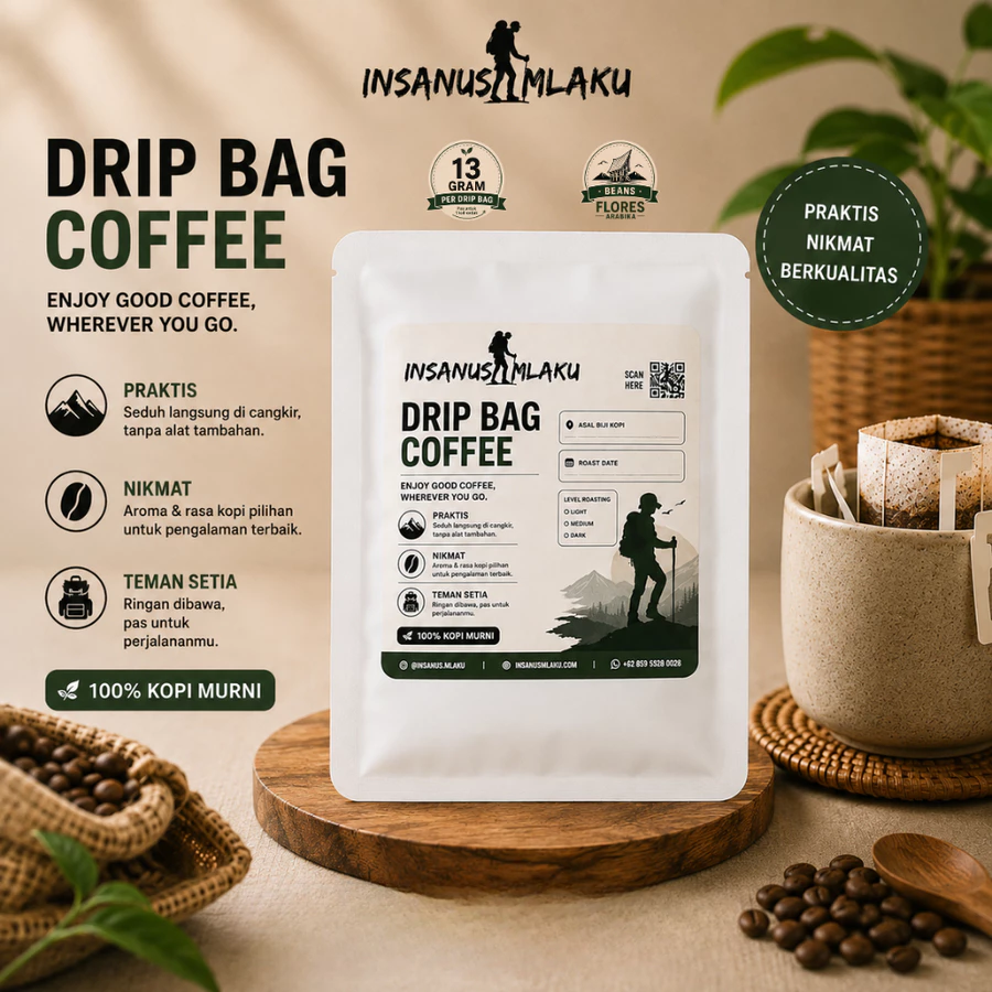 Insanus Mlaku Drip Bag: Arabika Flores