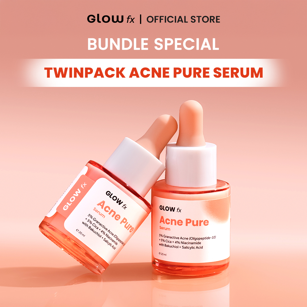 GLOW fx BEAUTY [Twin Pack] Acne Pure Serum 20mL x 2 Pcs