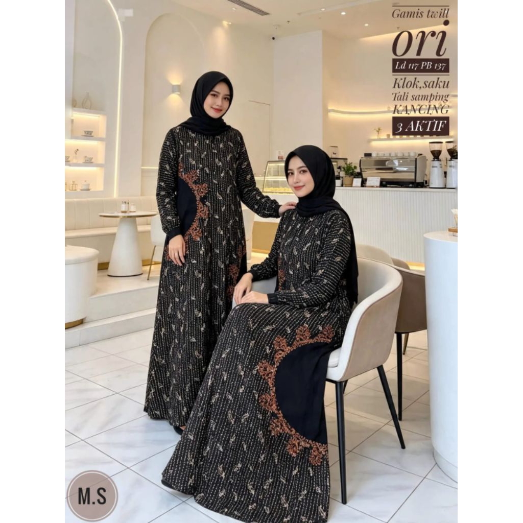 Gamis Twill Ori Gamis Twill Cap Pekalongan 6