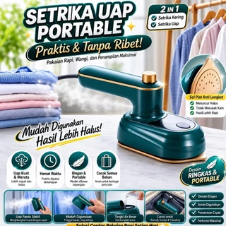 Setrika Uap Mini Portable Hemat Listrik 30W