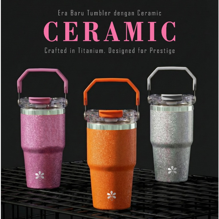 LeDingDing Ceramic Tumbler SUS 316 Tahan Panas