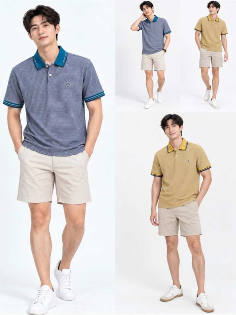 Kaos Kerah Lengan Pendek Pria PGN Men's Short Sleeve Polo Shirt - 3205