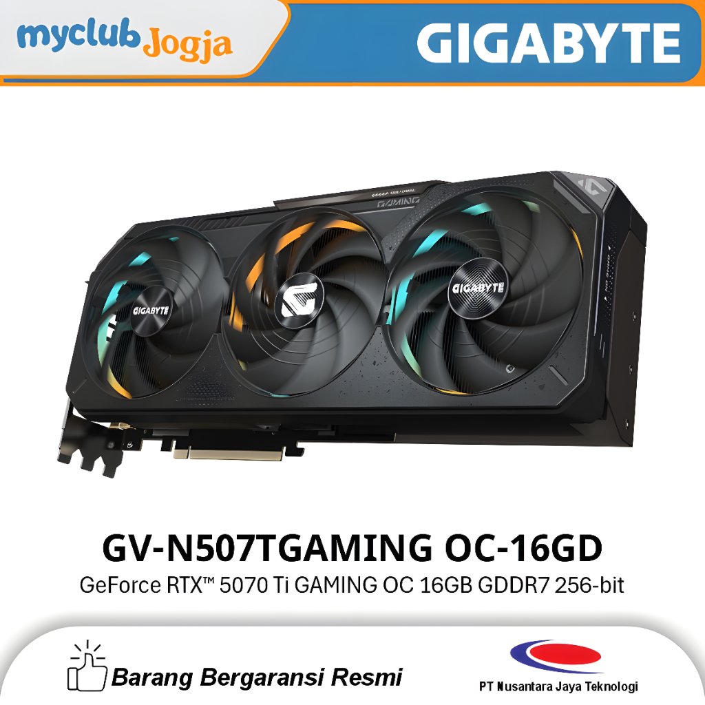 Jual GIGABYTE GeForce RTX 5070 Ti GAMING OC 16GB GDDR7 256bit VGA ...