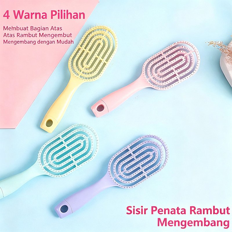 Jual Sisir Tulang Mini Portabel Sisir Rambut, Desain Berongga Anti ...