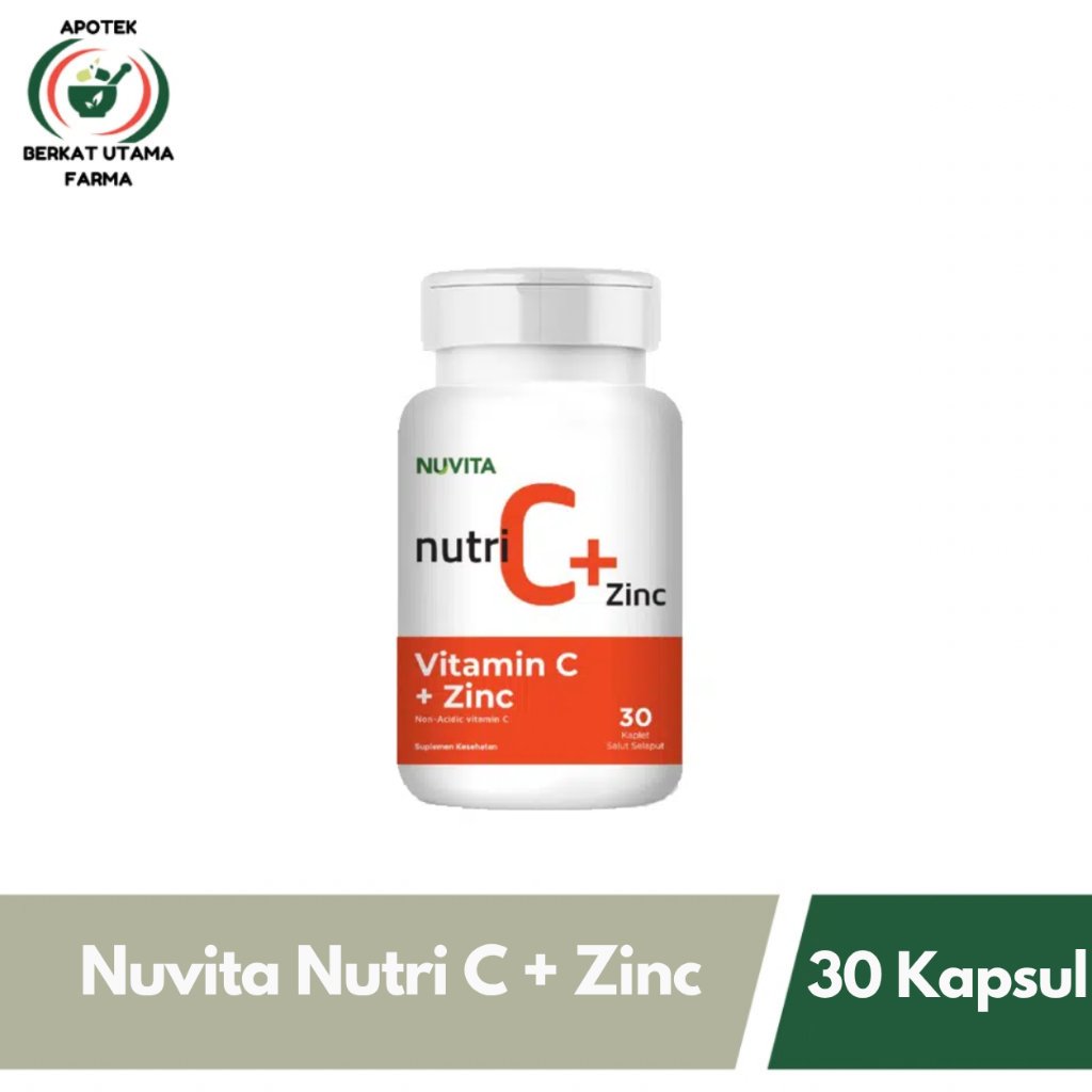 Jual Nuvita Nutri c + Zinc 30 Kapsul | Shopee Indonesia