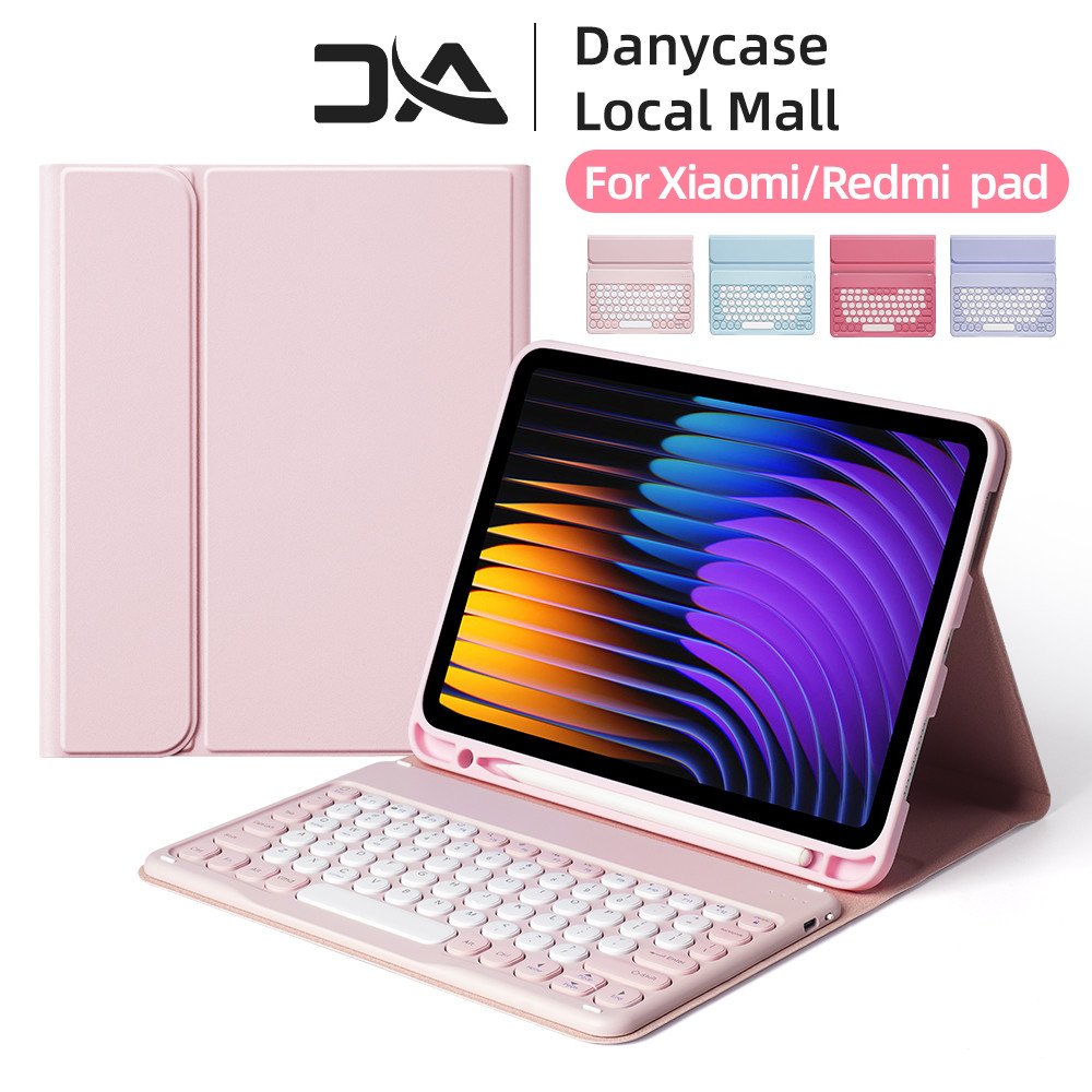 Jual DANYCASE Bluetooth Keyboard Protection Kit Case For Redmi Pad SE ...