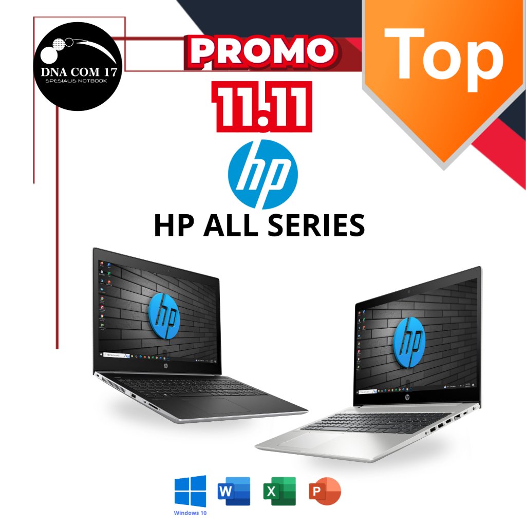 Laptop HP Core i3 / i5 / i7 / AMD Ryzen | Ram 8GB / 16GB | SSD 256GB / SSD 512GB | Mulus / Second / Original / Berkualitas / Bergaransi