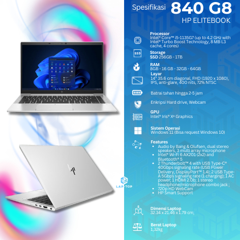 Jual HP ELITEBOOK 630 G9 CORE i5 GEN 12 RAM 16GB SSD 512GB laptop