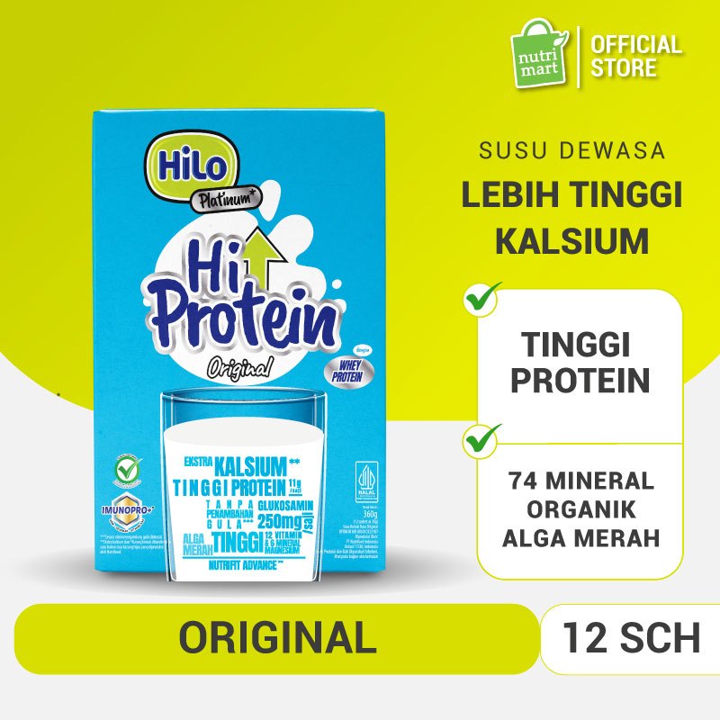 Jual Hilo Platinum Original 360 Gram 12 Sachet Susu Tinggi Kalsium 