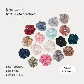 Everlaskin Soft Silk Srunchie | Frizz-Free & Anti-Hair Fall