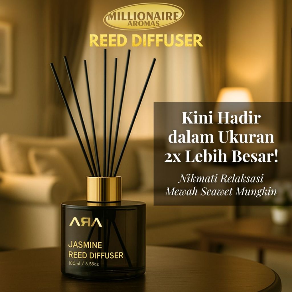 Jual Reed Diffuser Aromaterapi Isi Lebih Banyak Wangi Lebih Lama by ...