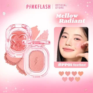 PINKFLASH Mellow Radiant Blush High Pigmented Fine Powder Smooth Non-cakey Lightweight