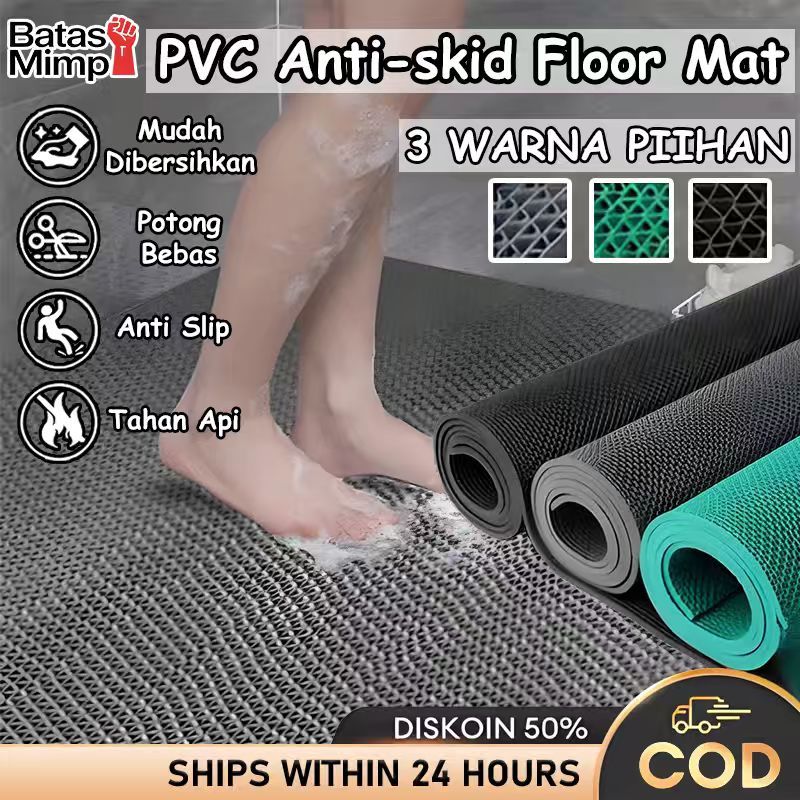 Jual Keset Kamar Mandi Anti Slip PVC 100*120CM/100*60CM/60*200CM/50 ...
