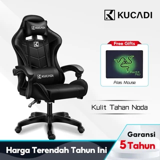 KUCADI Kursi Gaming / Gaming Chair / Kursi Gamers / Kursi Gamer Murah / Kursui Putar / Kursi Game / Kursi Hidrolik / Kursi Santai [ Garansi lima tahun ]