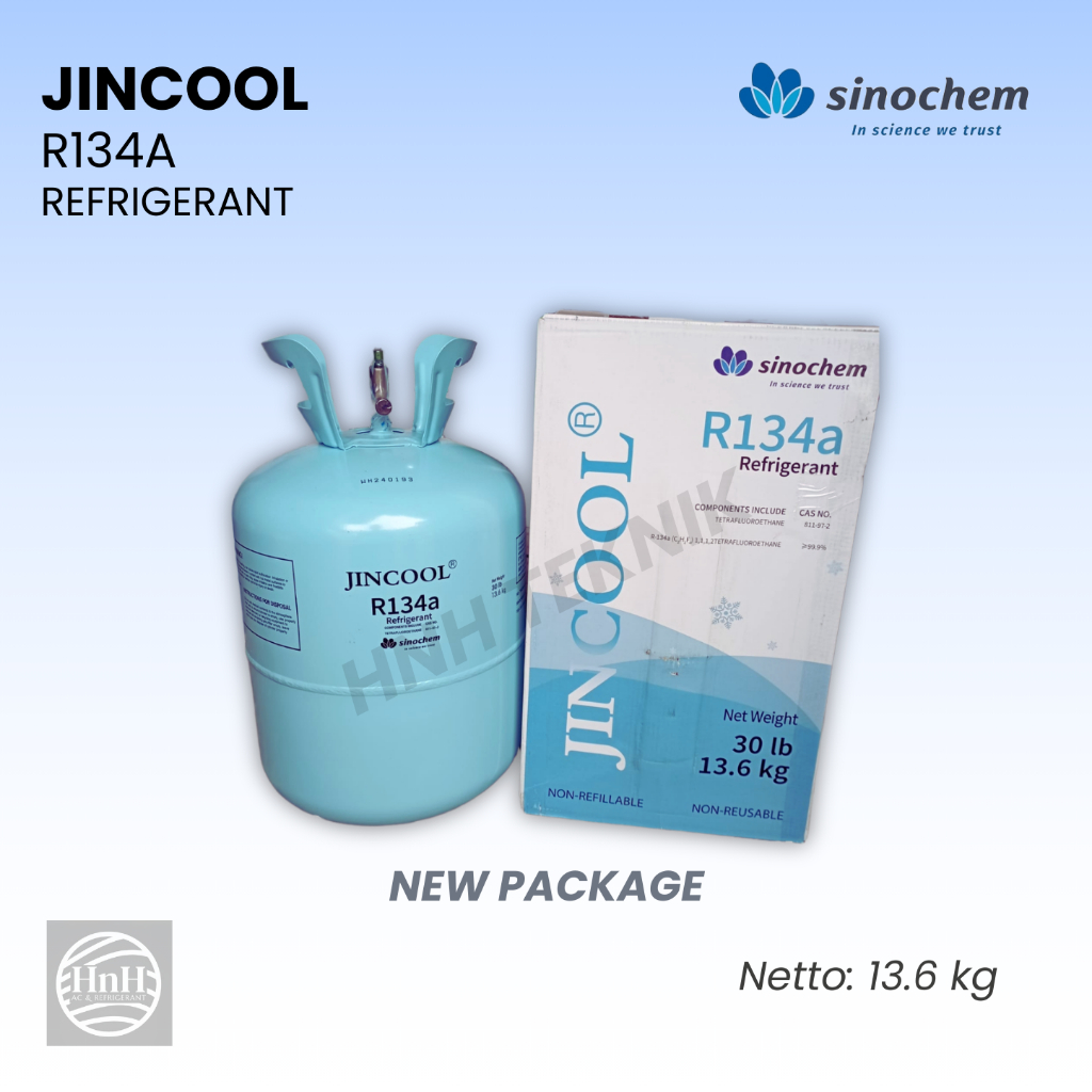 Jual Refrigerant R134a Jincool Sinochem (13,6kg) | R134 | Shopee Indonesia