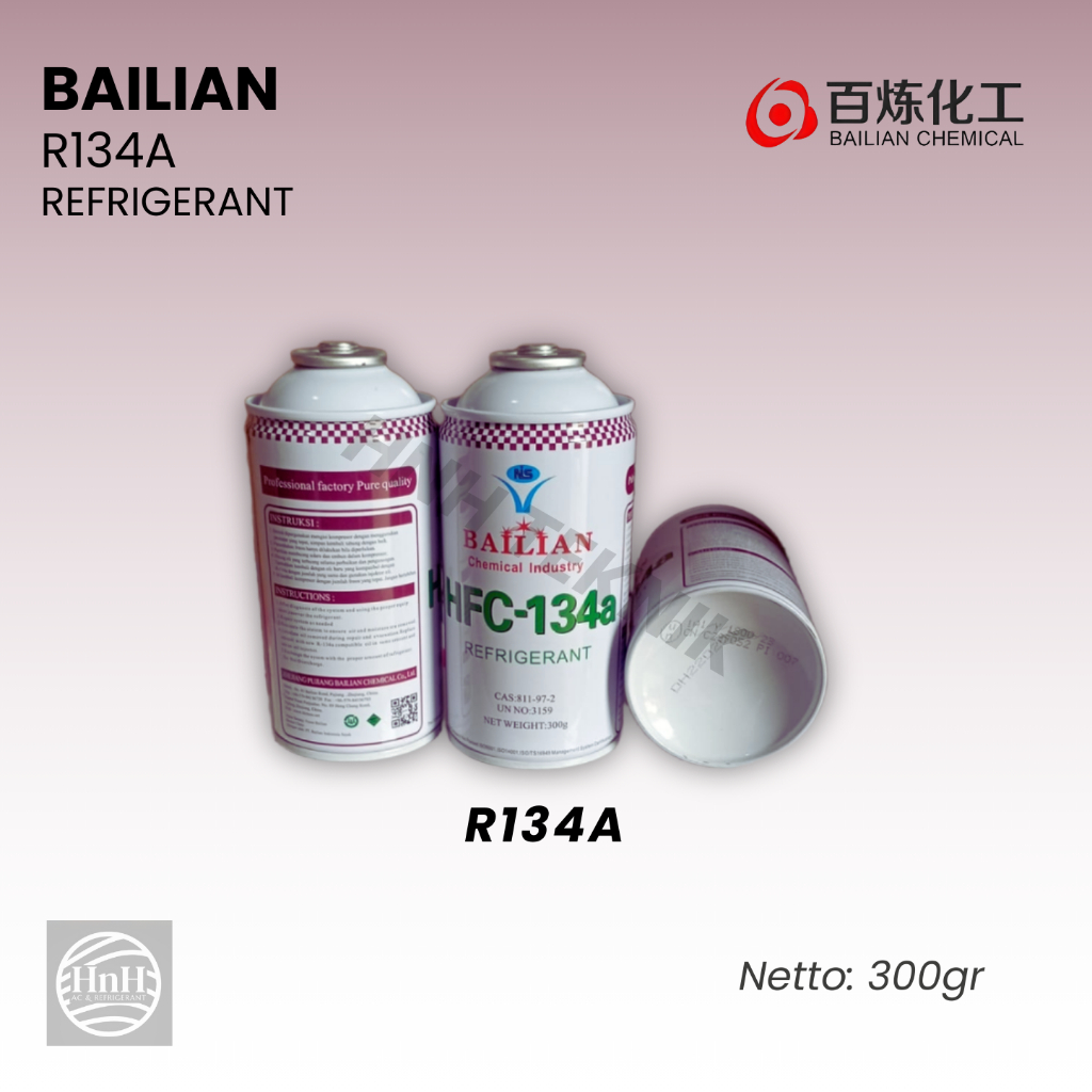 Jual Preon Bailian R134a HFC-134a Refrigerant Kaleng AC Mobil Kulkas ...