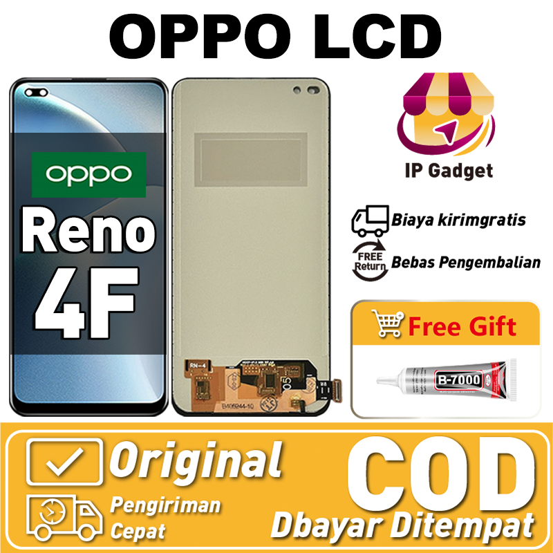 Jual ORI LCD FOR OPPO Reno 4F Original fullset asli Layar hp ...