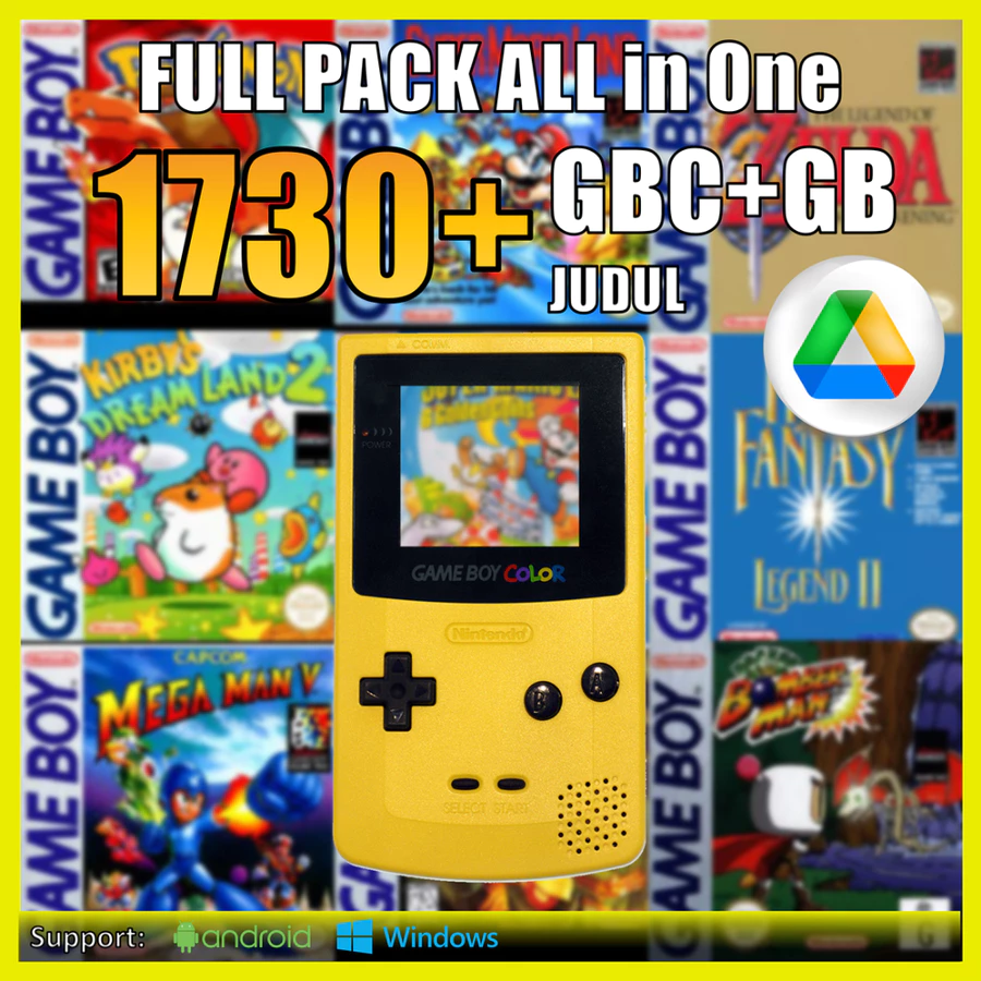 Database Full Pack GB 620+ & GBC 1100+ Game Nostalgia – Koleksi Digital