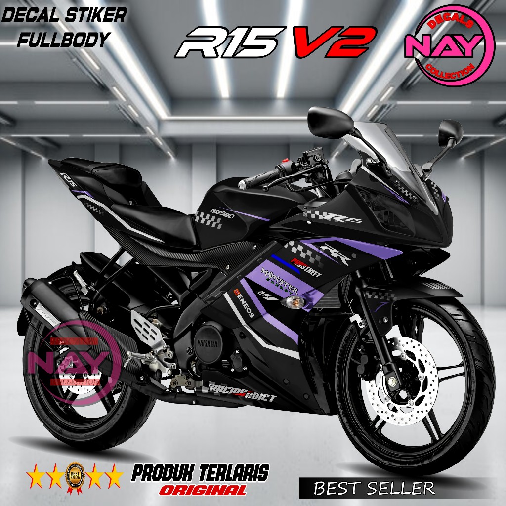 Jual Decal R15 V2 Fullbody / Sticker R15 V2 Full Body NDC239 Motif ...