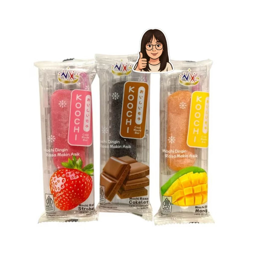 Jual KOOCHI CAMILAN MOCHI STIK/SNACK COOL MOCHI BAR/MOCHI ICE CREAM ISI ...