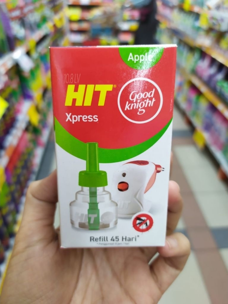 Jual HIT EXPRESS ANTI NYAMUK REFFIL 45 HARI APEL (HARGA /1 PCS ...