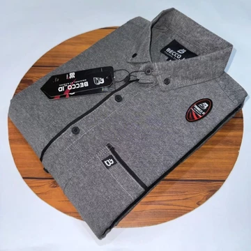 Kemeja Polos Lengan Pendek Pria Kemeja Polos Motif List Kemeja Lengan Pendek Becco