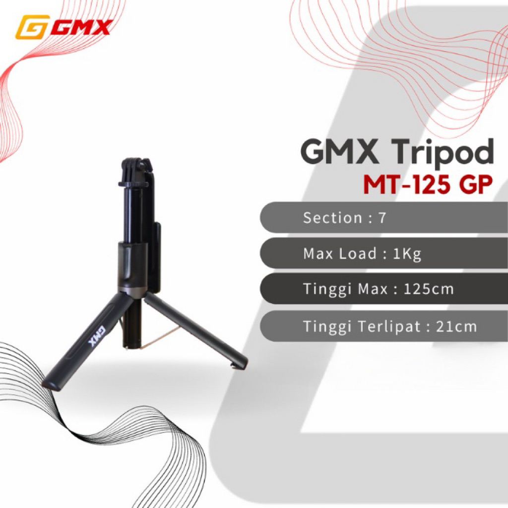Jual GMX MT-125 GP Mini Tripod - GMX - Ready Stock | Shopee Indonesia