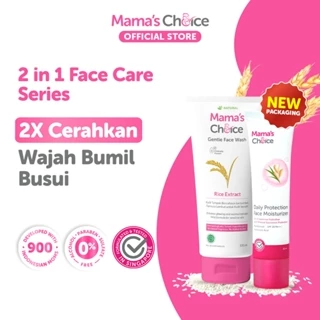 Skincare Ibu Hamil | Mama's Choice 2in1 Face Care (Face Wash & Face Sunscreen Moisturizer) - Skincare Bumil dan Busui Terdaftar BPOM