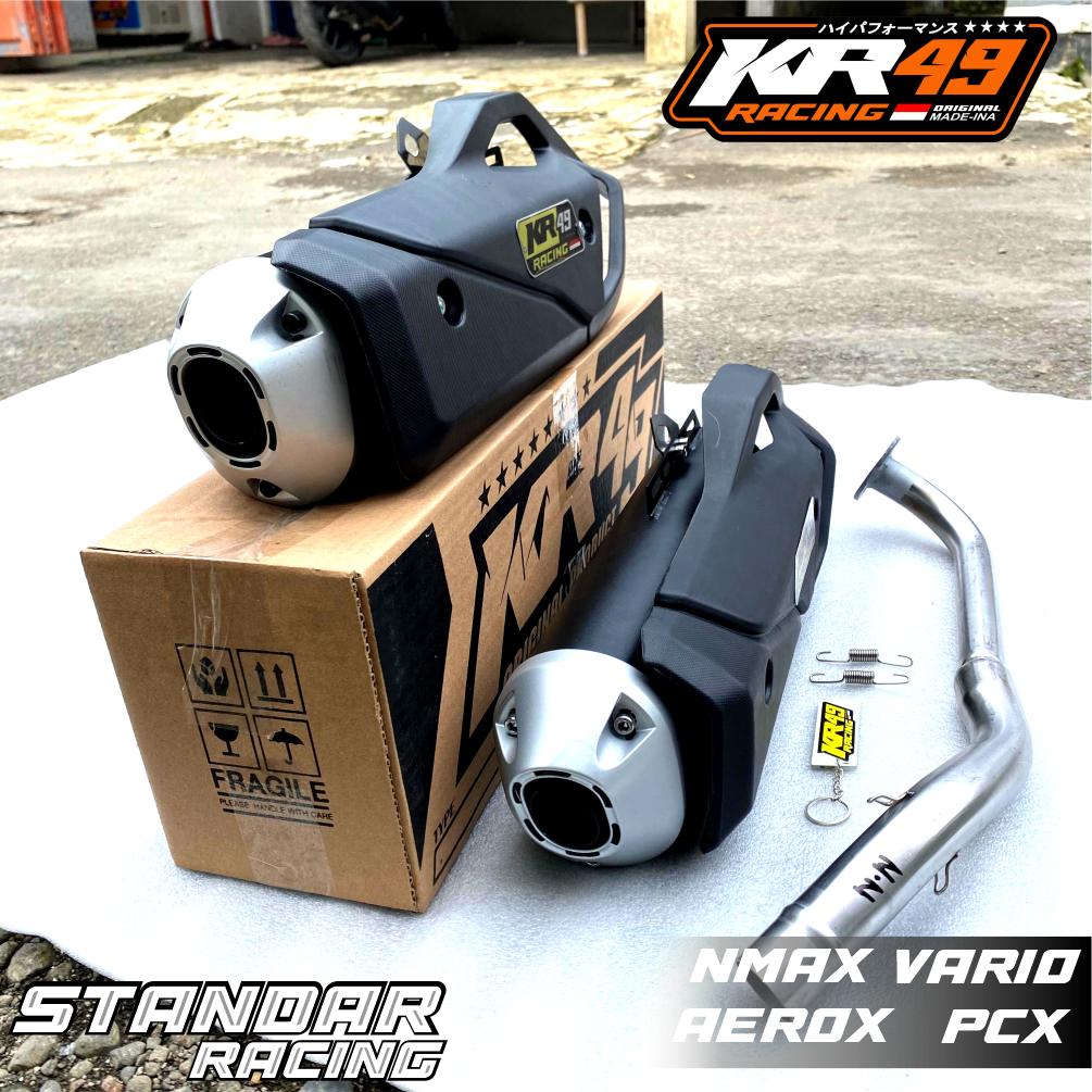 Jual KNALPOT STANDAR RACING INLET 35 TYPE TABUNG PCX ORIGINAL KR49 PCX ...