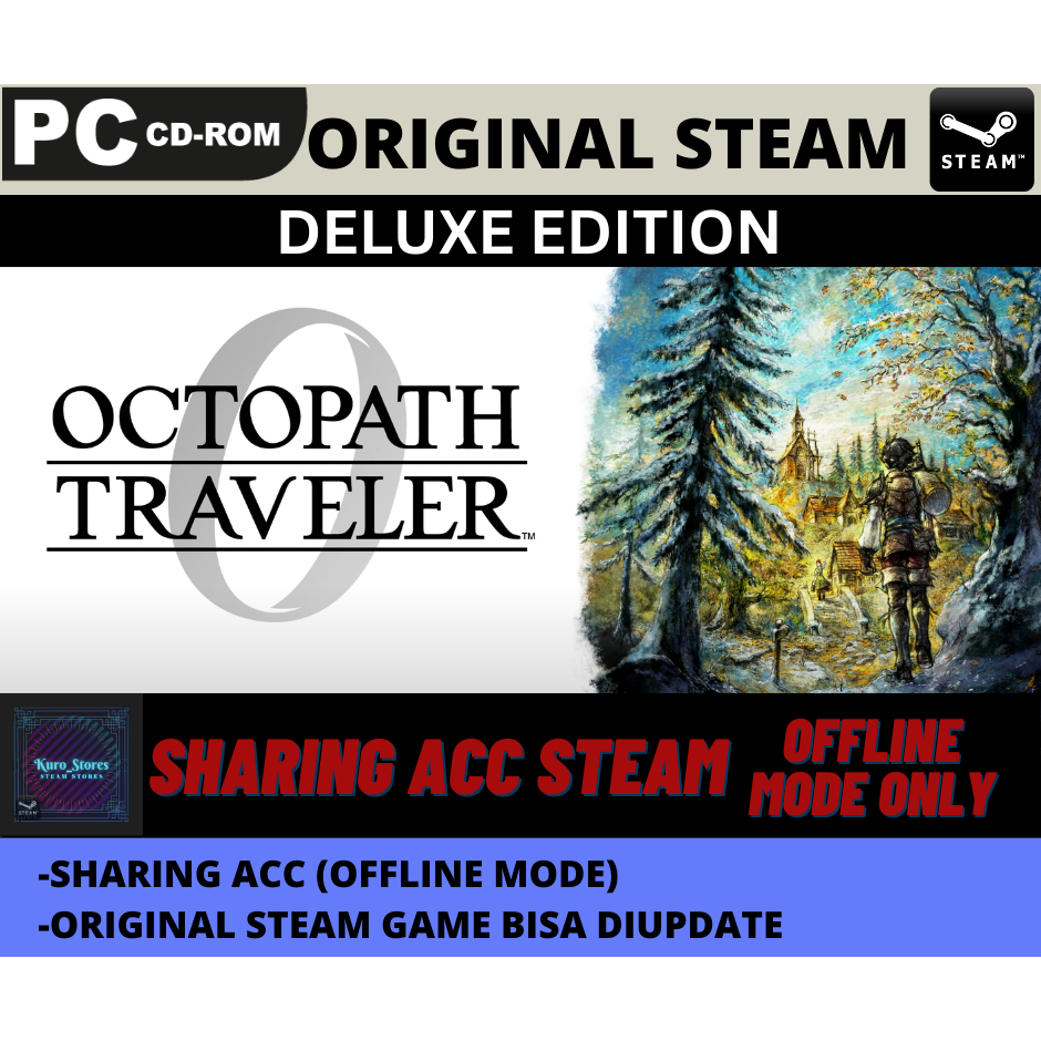 Jual Octopath Traveler Zero Deluxe Edition PC Game Sharing Original ...