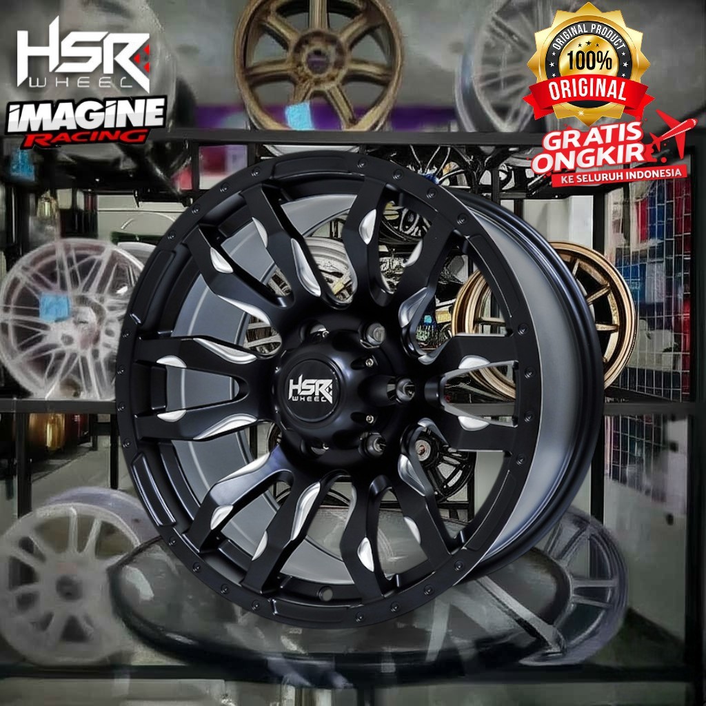 Jual VELG MOBIL SEMI OFFROAD BURNEH HSR R20 PAJERO TRITON FORTUNER ...