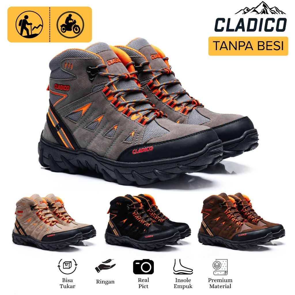 Jual Sepatu Pria Wanita Unisex Shoes Boots Hiking Gunung Muncak Riding ...