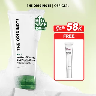 The Originote - Facial Cleanser Low pH l | Facial Wash Cicamide Pembersih Wajah Melembabkan Kulit Ceramide Niacinamide Barrier Brightening Whitening Face Wash Sabun Cuci Muka Pembersih Wajah Clean Glowing Cleansing Centella Asiatica