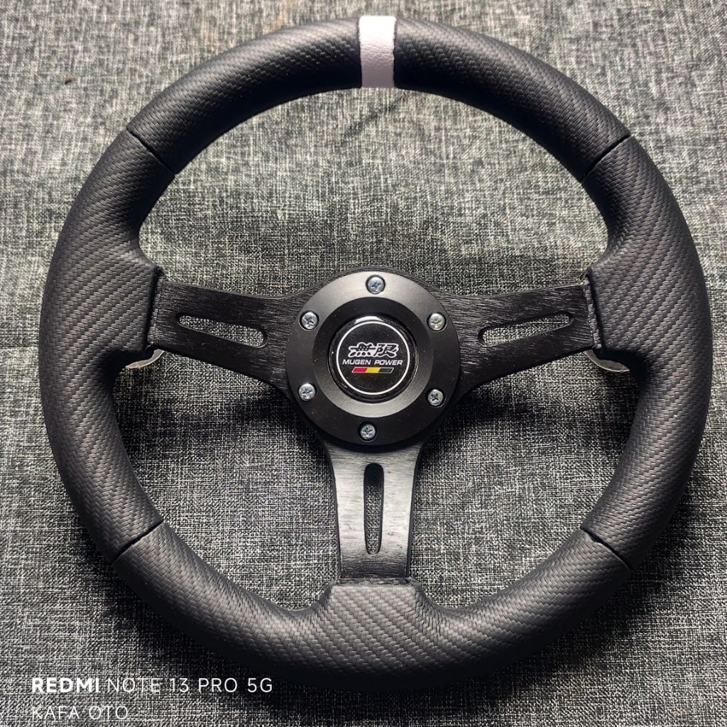 Jual stir racing full kulit carbon hitam ukuran 8/10/12/13/14/15 inchi ...