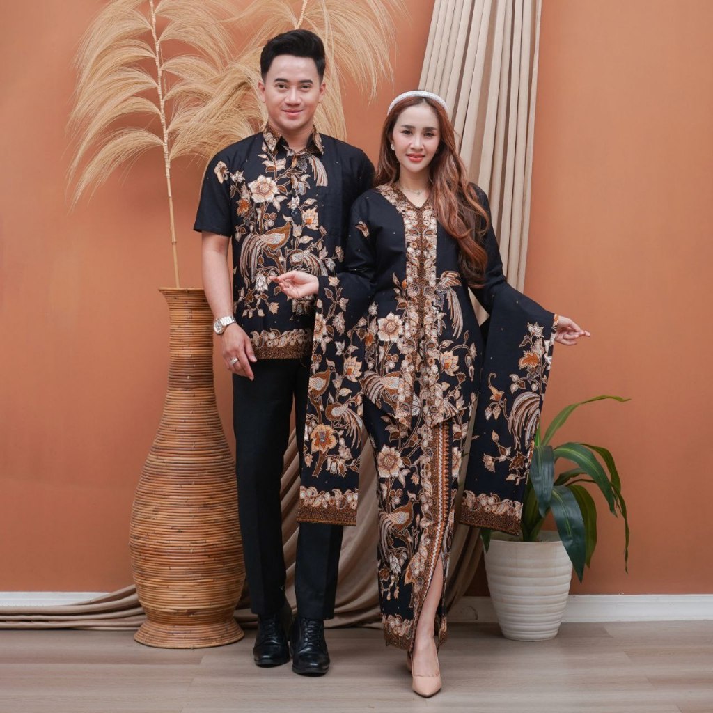 Jual RNB ZUMI ROK DAN BLUS BATIK SET SELENDANG ELEGAN COUPLE KEMEJA ...