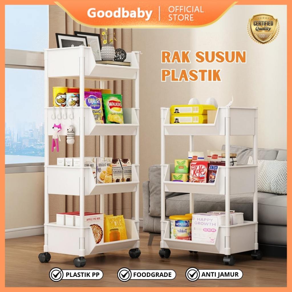 Jual Goodbaby - Rak Troli Susun Rak Dapur Serbaguna Rak Kamar Mandi Rak ...