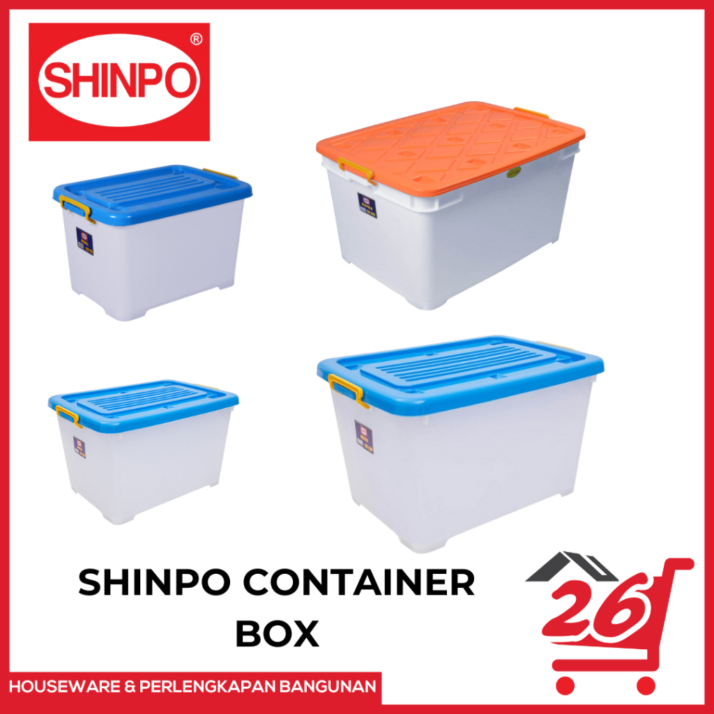 Jual SHINPO Container Box Houseware Container Serbaguna Semua Ukuran ...