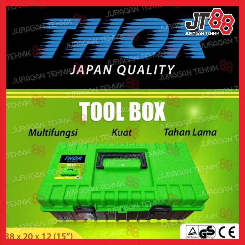 Jual THOR Tool Box Toolbox Toolkit Kotak Perkakas PVC 2 Susun | Shopee ...