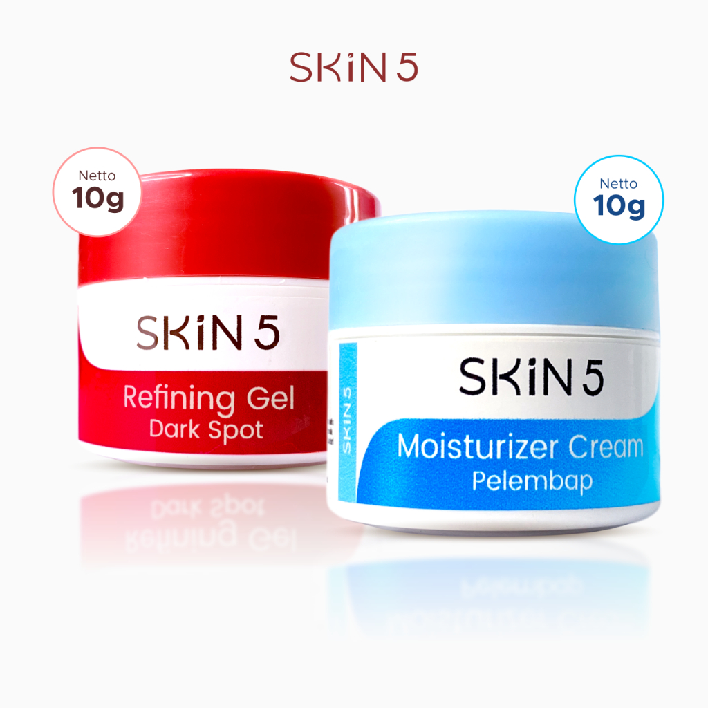 Jual [HEMAT] Super Moist Skin Skin 5 Moisturizer & Skin 5 Refining Dark ...