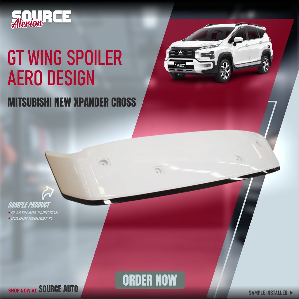 Jual REAR WING ROOF SPOILER AERO ORIGINAL - ALL NEW XPANDER CROSS ...