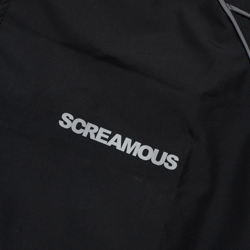 Jual Screamous WindBreaker Jacket Reflective HECTIV BLACK | Shopee ...